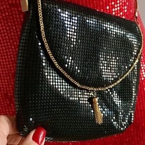 🖤Vintage🖤Black Mesh Crossbody Bag